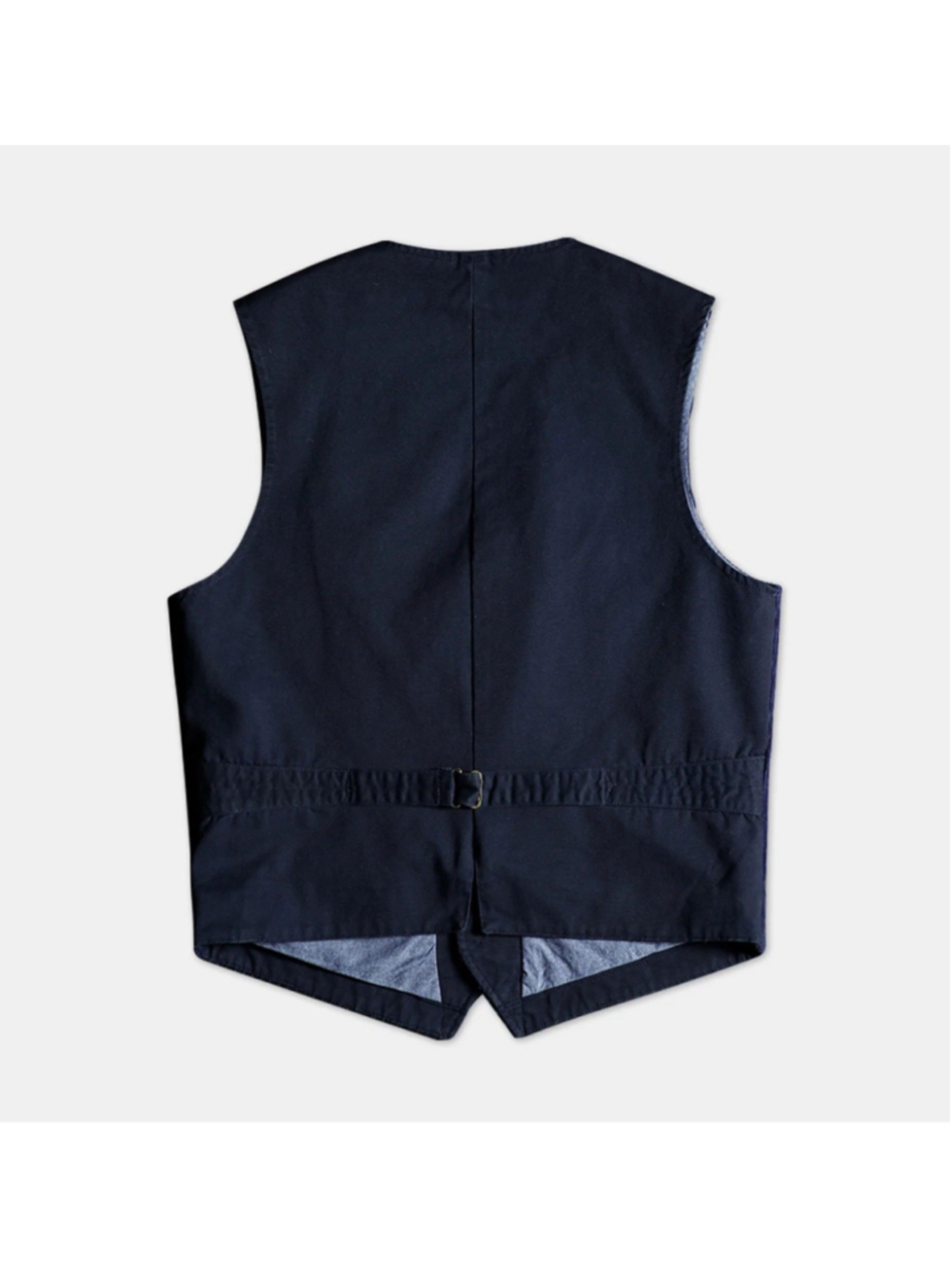 Annual Ring 1920s Indigo Corduroy Work Vest Navy Color Size L - Picture 4 of 14